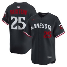 Minnesota Twins Byron Buxton #25 Nike Navy Alternate 2025 MLB Limited Jersey