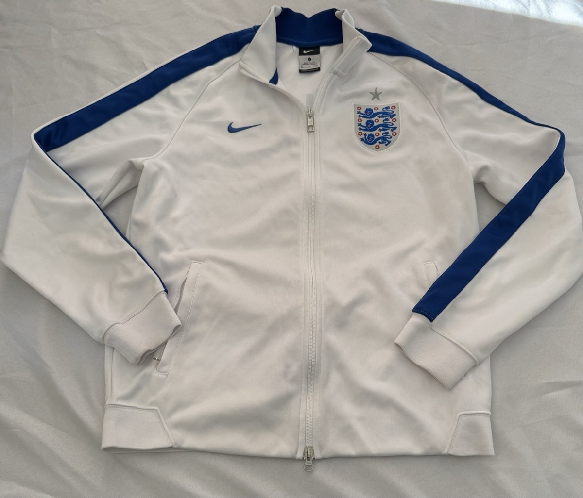 Men's Nike England Jacket Soccer Football N98 Training Full Zip