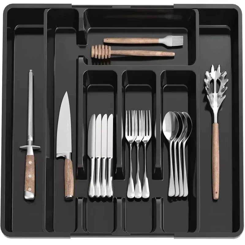 Kitchen Organizer Tray Adjustable Pantry Utensil Cutlery Drawer Storage
Opens in a new window or tab