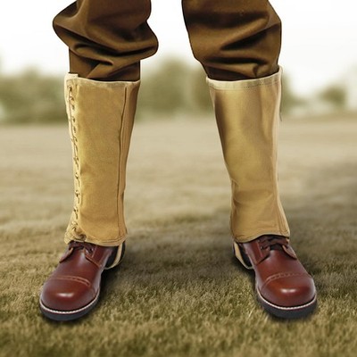 WW2 US Army M1938 Canvas Leggings Gaiters, WW2 US Canvas Leg
