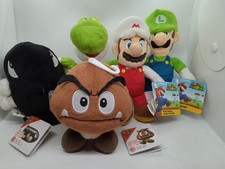 Super Mario Bros Lot Of 5 Plush 2018/2019 World Of Nintendo Little Buddies Jakks