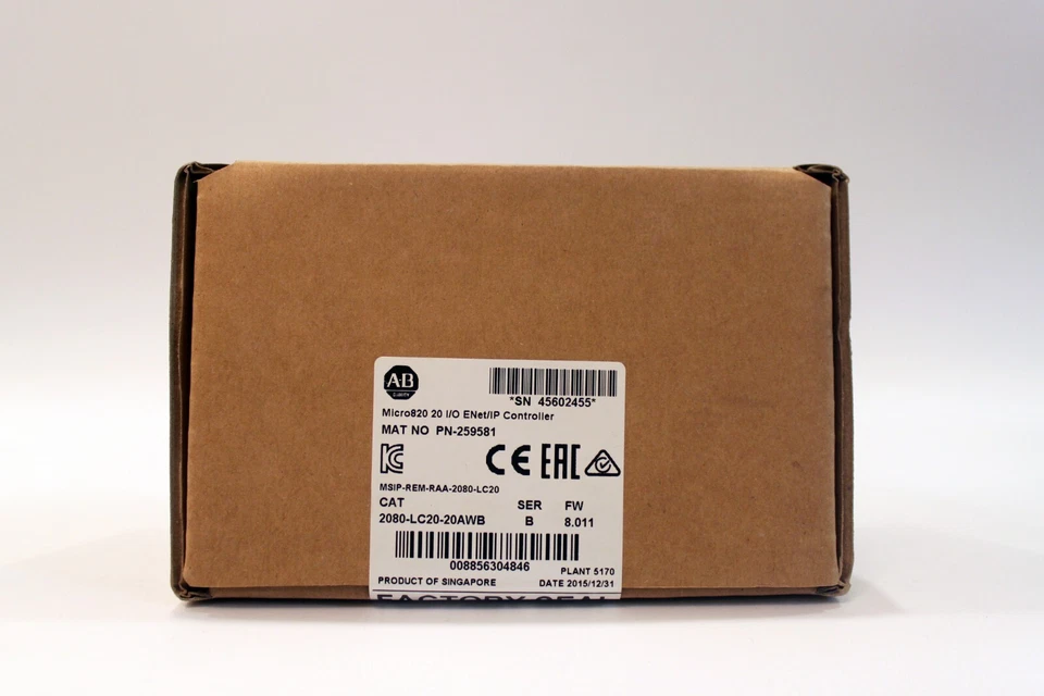 NEW Allen Bradley 2080-LC20-20AWB Micro820 20 I/O ENet/IP Controller UPS Shippin - Image 2 of 2