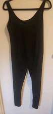 Long Unitard Maternity Jumpsuit by Ingrid  Isabel Black Sz S EUC