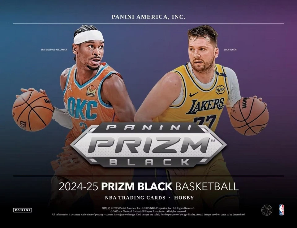 2024-25 PANINI PRIZM BLACK BASKETBALL HOBBY PACK UNSEARCHED FROM AN NBA BOX NEW! - image 3 of 4