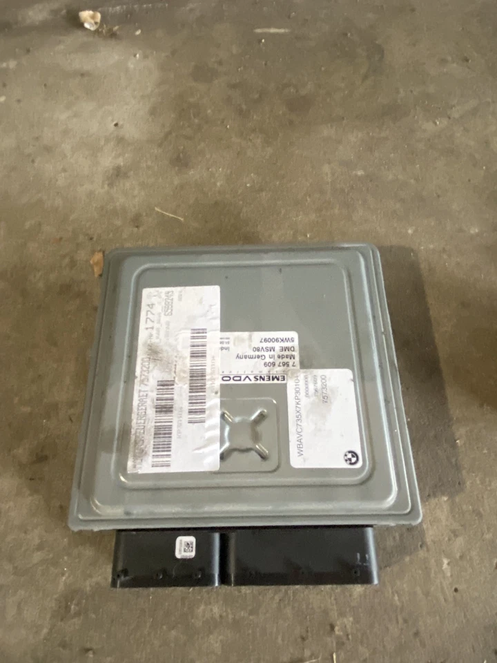 2007 - 2013 宝马 E90 328XI AWD N51 MSV80 ECU DME 机箱钥匙套装原始设备制造商 7594485 — 第 4/4 张图片