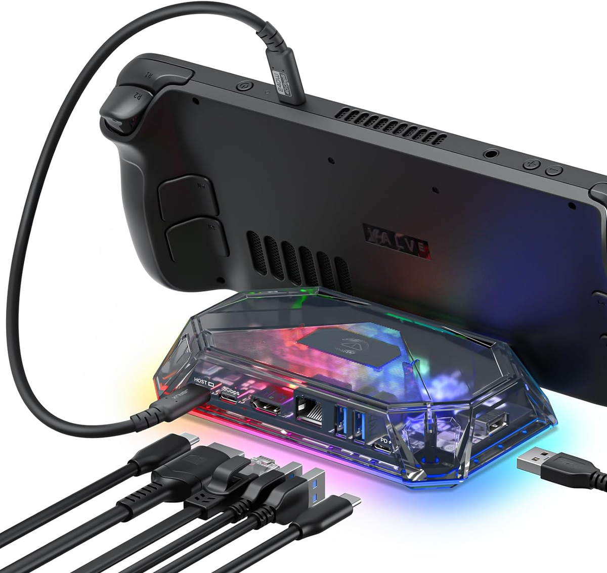 その他 Steam Deck 1TB OLED docking Station Amazon.com: KIWIHOME Docking Station for Valve Steam Deck