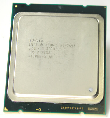 INTEL SR0L7 E5-2643 3.3GHz Quad Core 10MB LGA2011 Sandy Bridge-EP Processor CPU