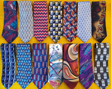 14 pc JERRY GARCIA / GRATEFUL DEAD  MENS SILK TIES  57"