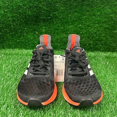 Adidas UltraBoost PB W Black Orange Running Shoes Women's Size 6.5