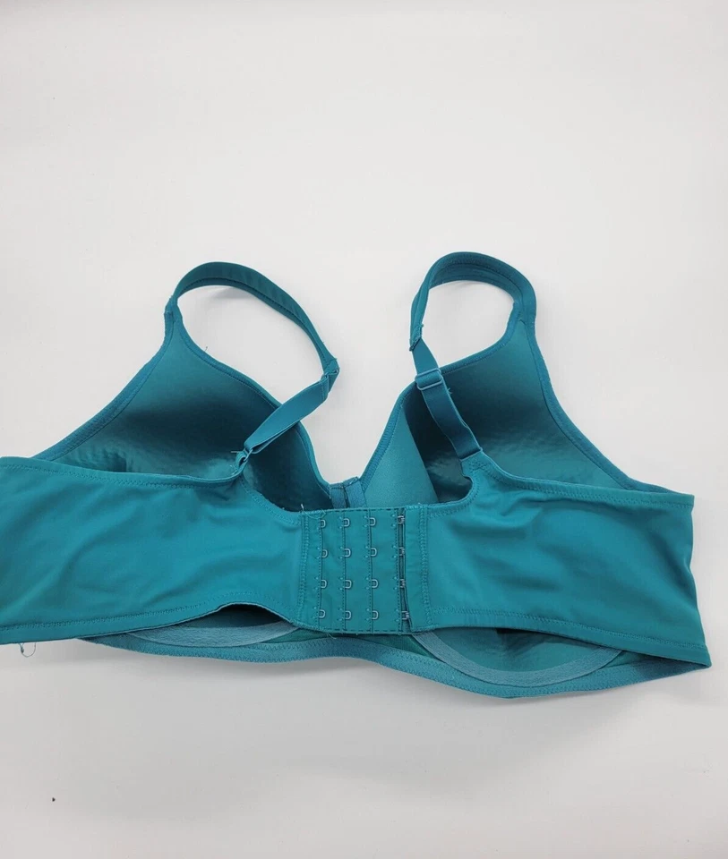 Sujetador con aros Leading Lady Brigitte verde azulado moldeado copa suave cobertura completa talla 46D Foto 2 de 4