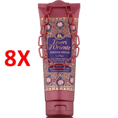 8 x Schätze des Orients Dusche Aroma Creme Persian Dream Granatapfel & Tee Rot