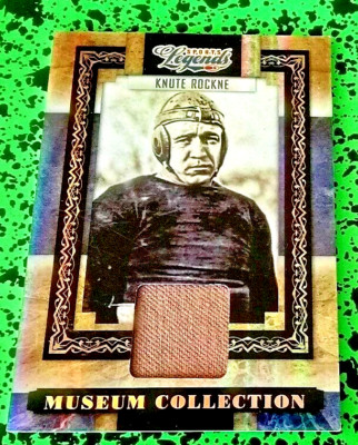2008 KNUTE ROCKNE DONRUSS LEGENDS JERSEY MUSEUM   americana nrmt-mt or bet