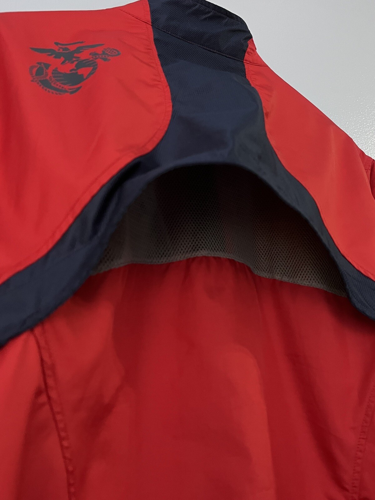 Brooks Marine Corps Marathon Windbreaker Jacket 2008 … Gem