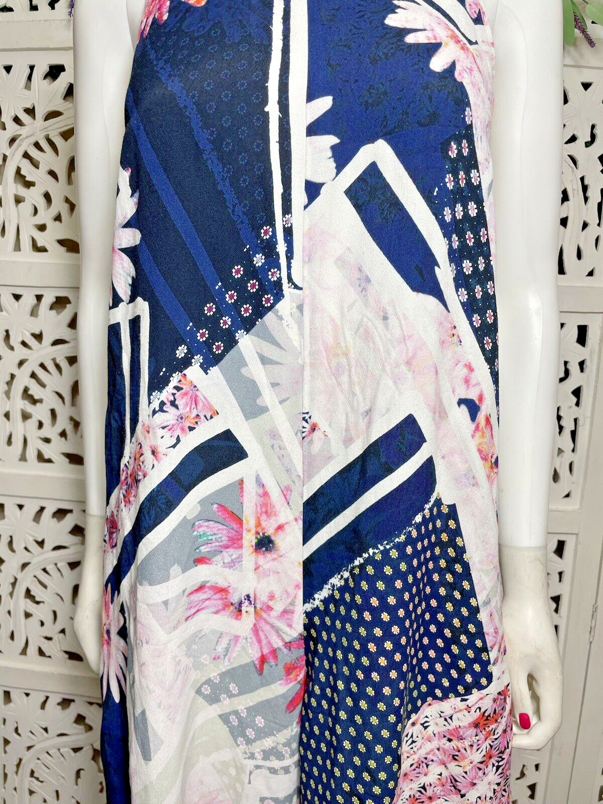 French Connection Women's Patchwork Sleeveless Wi… - image 5