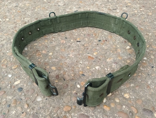 Ex MOD /|\ 1958 Muster Infanterie Feld Leinwand Gurtband Gürtel Max 38" 98cm