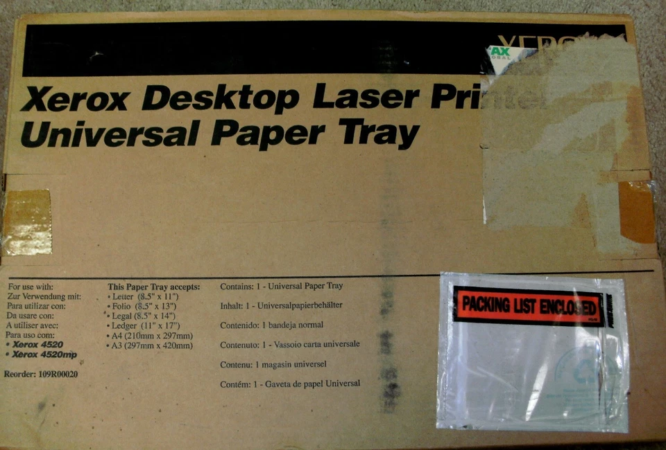 Universal Xerox 4520 / 4520mp laser printer paper tray New in box.Made in Japan - Image 2 of 4
