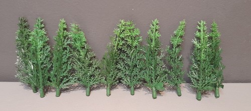 Miniature Evergreen Trees 9cm Christmas Trees Small Forest Craft Material x10 - 第 2/11 張圖片