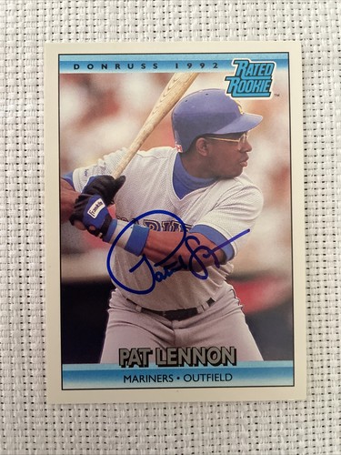 PAT LENNON 1992 DONRUSS RATED ROOKIE RC AUTOGRAPHED SIGNED AUTO BASEBALL CARD 17 - 第 1/1 張圖片