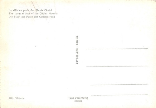 7832) VITERBO, LA CITTA' AI PIEDI DEI CIMINI. - Imagen 2 de 2