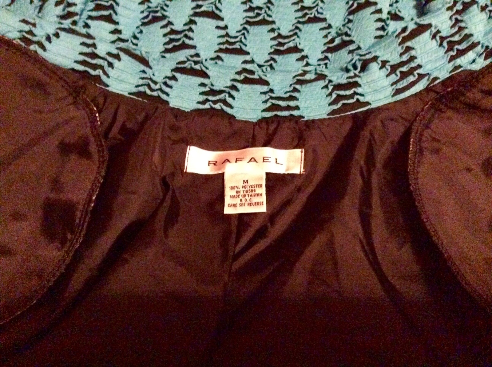 Rafael Jacket Zip Front Knit Easter Spring Blue T… - image 9