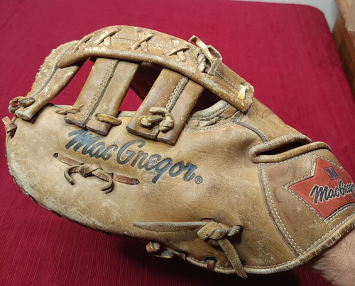 Vintage MacGregor Big Dipper First Base Mitt Lee May Autograph BTSB- Left Handed