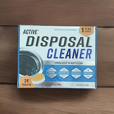 #ad #ad Active DISPOSAL Cleaner amp; Deodorizer 24 Tablets NEW $8.99