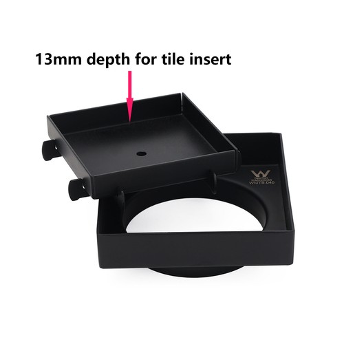 Matte Black Square Bathroom Wall Spout Basin Mixer Tap Shower Head Grate Waste - Picture 153 of 198