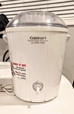 Cuisinart ICE-25 Classic Frozen Yogurt, Ice Cream & Sorbet Maker, White