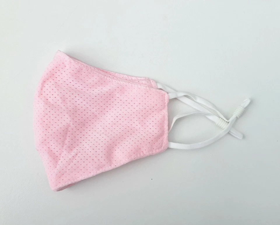 1/2/3pcs Double Layered Reversible Face Mask For Adult Silk Cotton Mesh Washable - Image 4 of 4