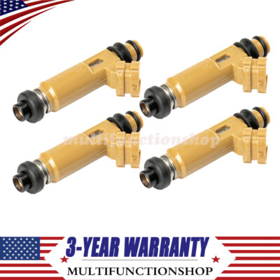 4 Pcs Fuel Injector 23250-74170 23209-74170 Fit For Toyota Camry