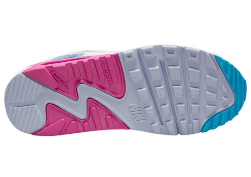 Nike Air Max 90 GS LTR SE GS Bright Colors White Multi-Color Fuchsia DV1843-100 - Picture 5 of 5