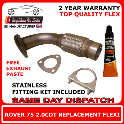 Volvo S40 2.0i 16v MK2 06-10 Flex Repair for front BM91560H Flexi Pipe Car Tunin