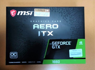 Msi Geforce Gtx 1660 Aero Itx 6g Oc Graphic Card 6gb 192 Bit Gddr5 Pci Exp 3 0 Ebay