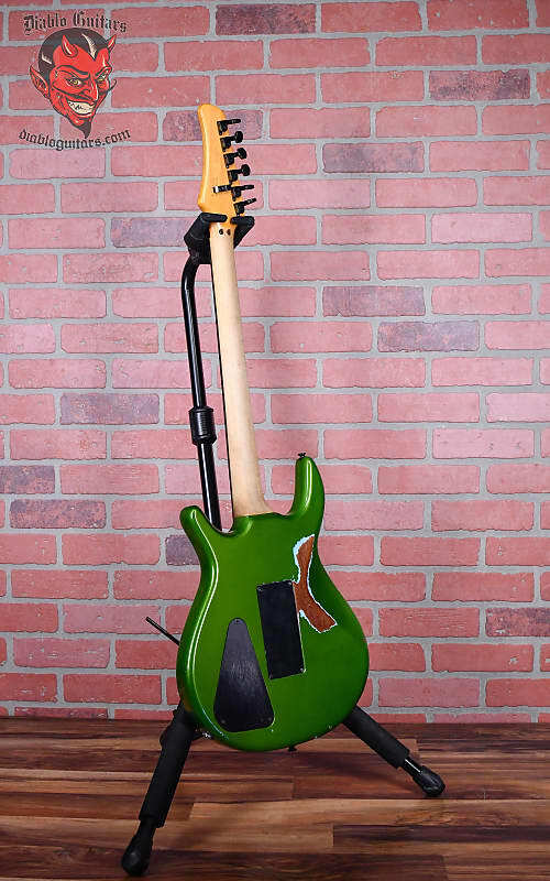Hamer USA SS2 “BK” Custom Steve Stevens Signature Metallic Green