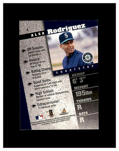 ALEX RODRIGUEZ YOU PICK SEE SCANS OF EVERY CARD AWESOME SELECTION ROOKIES LOT #1 - Picture 87 of 362