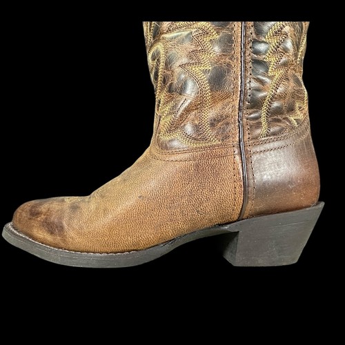 Men's Cowboy Boots Laredo Birchwood Round Toe Brown Casual 68452 Size 8 EW - Picture 8 of 23