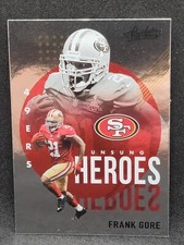 2021 Panini Absolute Football Frank Gore San Francisco 49ers Unsung Heroes #UH18