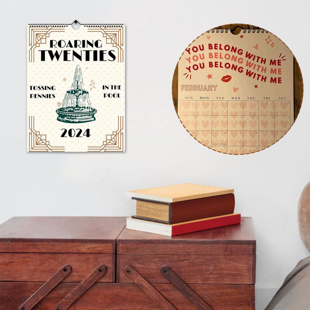 2024 Roaring Twenties Calendar Home Office Monthly Square Wall Calendar  Gifts • Tribunali Italiani
