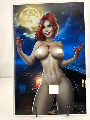 Geezer Comics Bellatryx WOLFHART ORIGIN Sidney Augusto Full Naughty Virgin Cover