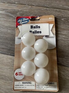 All-Star Sports Balls plastic package of 6 ages 4+