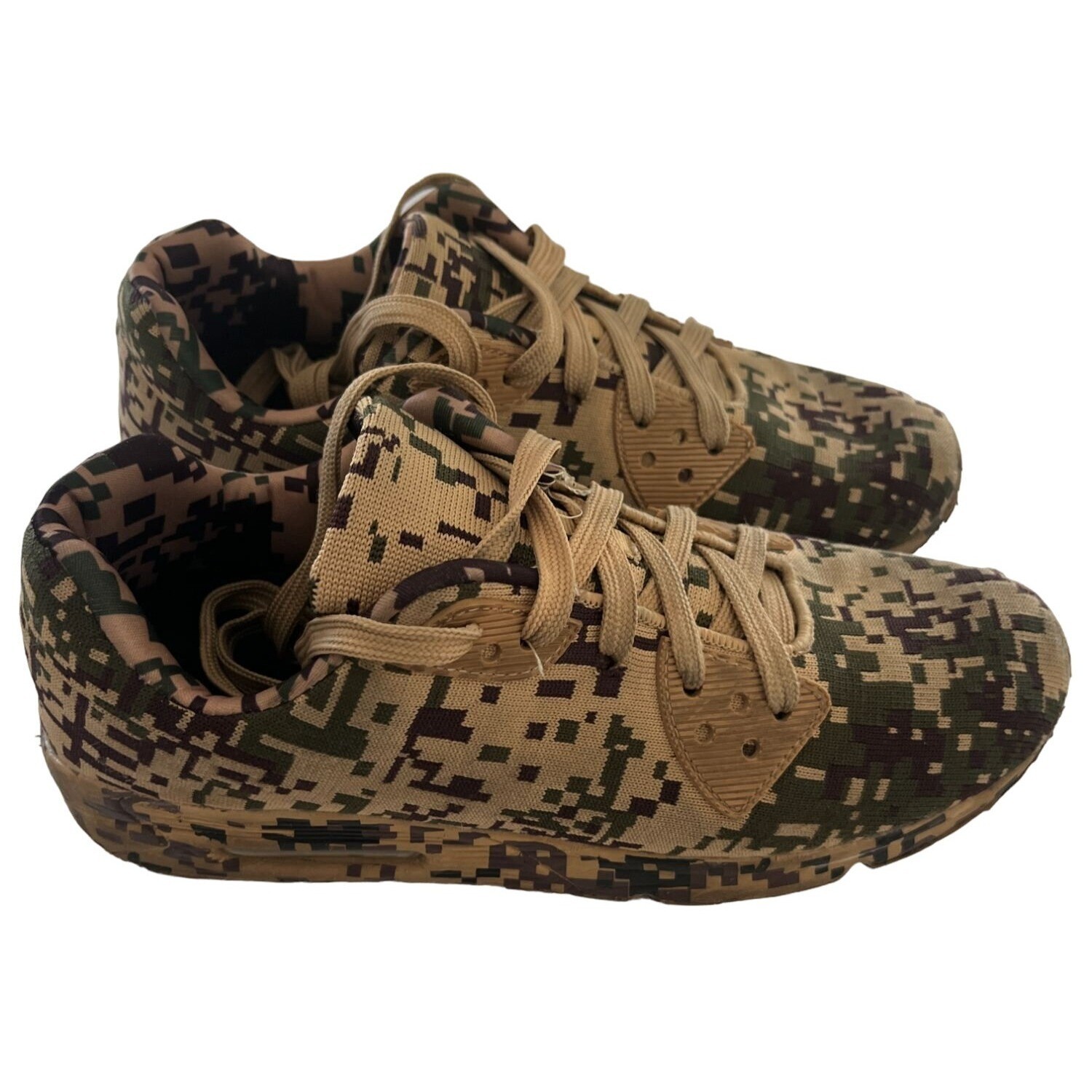 8 Green Camo Tactical Desert Outdoors Low Top Work Shoes Military