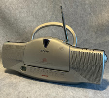 SONY PERSONAL AUDIO SYSTEM CFD-E10 PORTABLE STEREO BOOMBOX AM FM CD PLAYER Clean