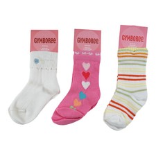 Gymboree Vintage 12-24 Mos Sugar Cookie, Petit Four, Wildflower Field Socks Lot