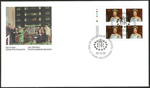 🍁Canada   #1168 ULpb   "QUEEN ELIZABETH II"    Brand New 1990  First Day Cover