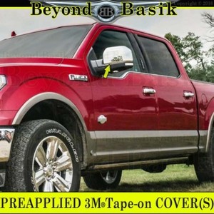 Details About Chrome Mirror Covers For Ford F150 2015 2016 2017 2018 2019 Crew Cab Models Only