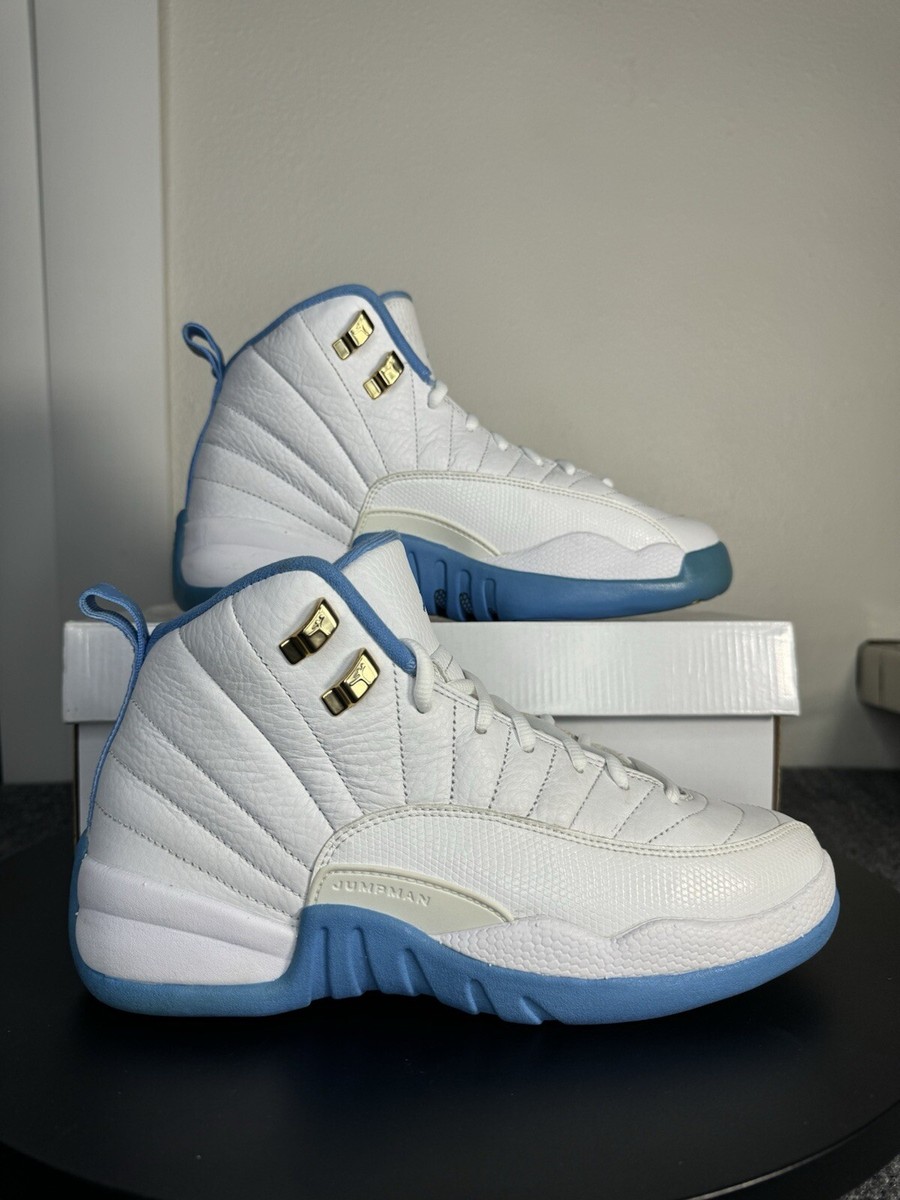 Nike Air Jordan 12 Retro White/Metallic Gold/ University Nike Air Jordan 12 Retro White/Metallic Gold/ University