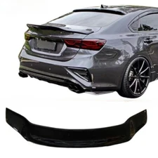 Fit For Kia Forte K3 2019-2023 Glossy Black Duckbill Rear Trunk Lip Spoiler Wing