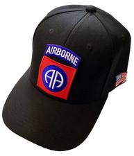 U.S. ARMY - 82ND AIRBORNE DIVISION Military Ball Cap - Black