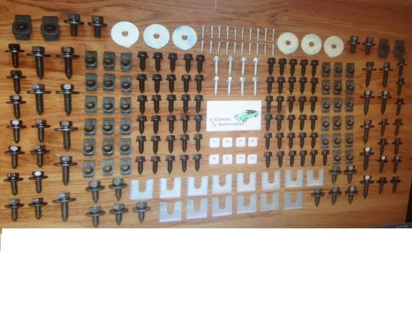 Kit de herrajes de chapa frontal 210 piezas camioneta Chevy Chevrolet GMC Foto 2 de 4