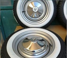 FIAT 500 EPOCA FASCIA BIANCA PER RUOTE DA 12 POLLICI 4 PZ  NO PNEUMATICI